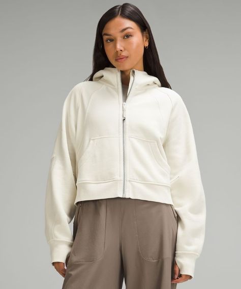 Vivien is 5’9” and wears a size XS/S Scuba Oversized Full Zip, Zip Hoodie Design, Half Zip Hoodie, Lululemon Scuba, Cozy Fabric, Women Hoodies Sweatshirts, Lululemon Women, Full Zip Hoodie, Colorful Hoodies