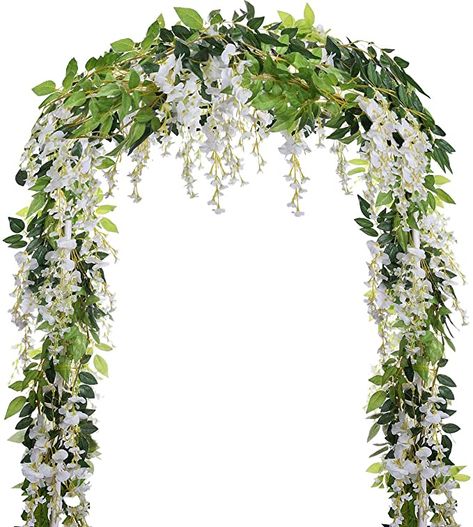 Wisteria Vine, Vine Garland, Wedding Ceremony Ideas, Wedding Ceremony Arch, Hanging Vines, Arch Decoration Wedding, Hanging Garland, Outdoor Wedding Reception, Ceremony Arch