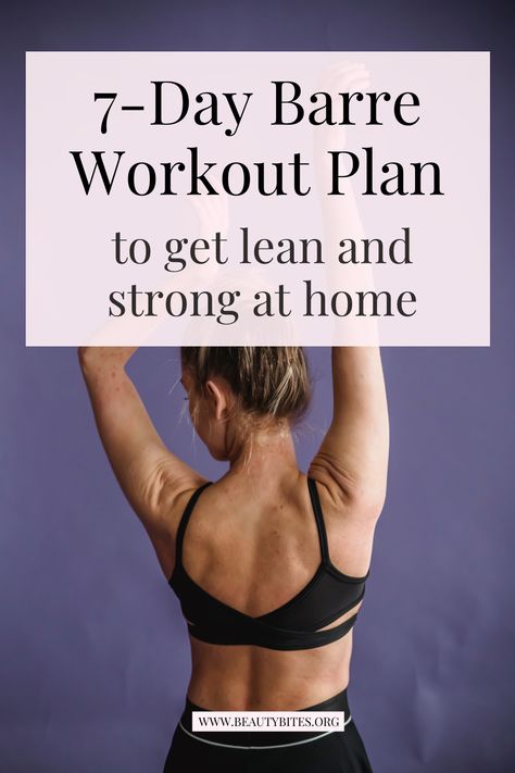 Barre Workout Beginner, At Home Barre Workout, Barre At Home Workout, Barre Workout Aesthetic, Home Barre Workout, Barre Workout At Home, Lean Body Workouts, Pure Barre Workout, Floor Barre