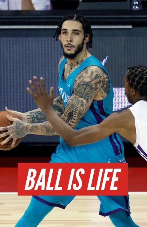 Pin of LiAngelo Ball playing for G league basketball team Greensboro Swarm Liangelo Ball Tattoos, Ball Brothers, Liangelo Ball, Lonzo Ball, Tatuaje A Color, Aaliyah, Tatting, Tattoo Ideas, Basketball