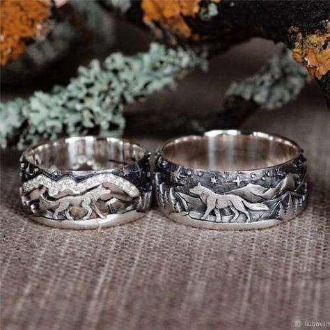 https://jewelleryrings.co.uk/ Find many great new & used options and get the best deals for 925 Silver Wolf Loyalty Women Men Couple Ring Wedding Party Jewelry Size 5-13 at the best online prices at eBay! Free delivery for many products! Wolf Ring, Wolf Jewelry, Vintage Silver Rings, Silver Wolf, Punk Jewelry, Wedding Party Jewelry, Meaningful Jewelry, Sterling Silver Mens, Unisex Jewelry