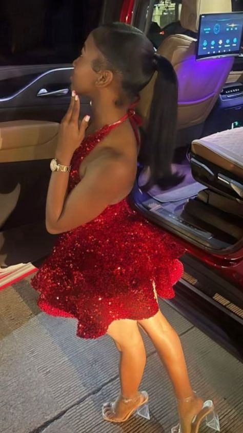 Red Grad Dresses, Dance Dresses Middle School, Grad Dresses Grade 8, Middle School Prom Dresses, 8th Grade Prom Dresses, 8th Grade Prom, Birthday 13, Red Carpet Theme, Grade 8