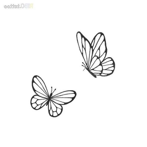 Basic Butterfly Tattoo Outline, Small Butterfly Tattoo Outline, Butterfly Simple Outline, Small Butterfly Outline, Simple Butterfly Stencil, Butterfly Tattoos Simple, Little Butterfly, Butterfly Simple Tattoo, Butterfly Outline Tattoo Simple