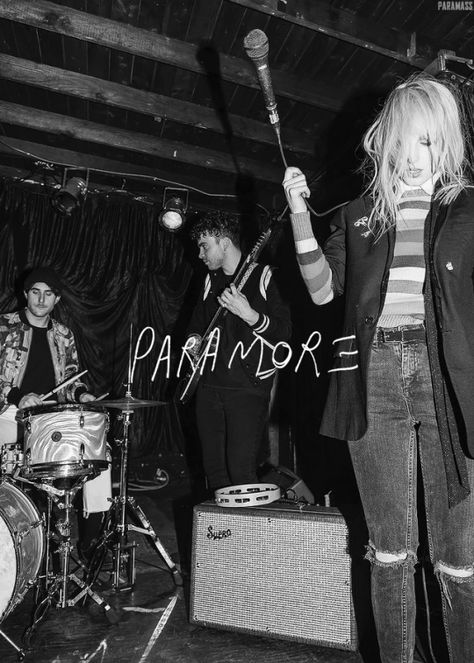 ◾️Paramore◽️ Bands Wallpaper, Paramore, The Band, Music Bands, Band, Black And White, Music, White, Black