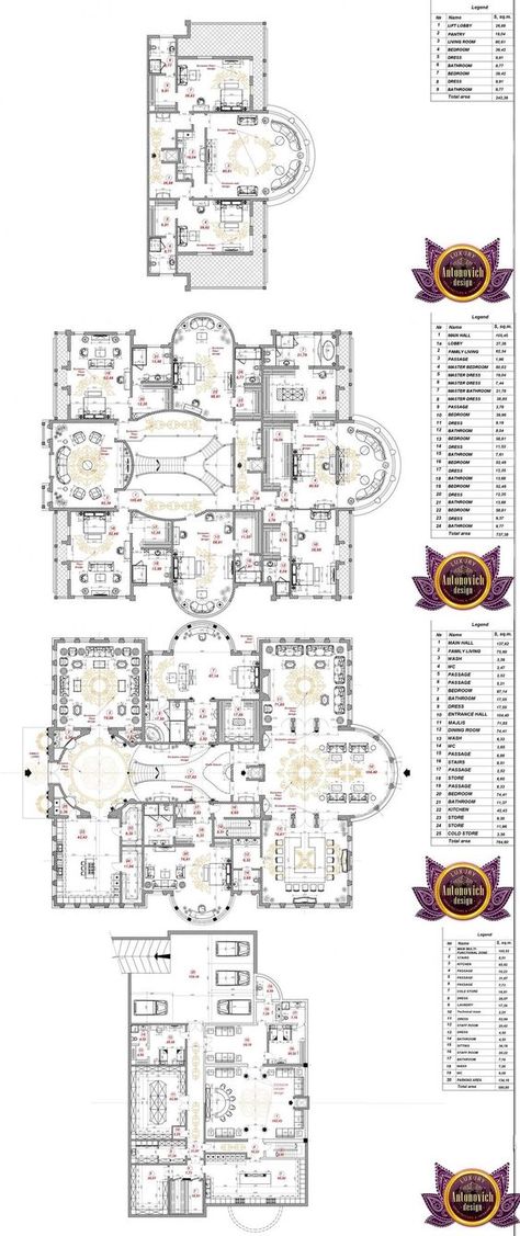 Mansion Floor Plan 3 Story, Symmetrical House Plans, Symmetrical House, Luxury House Floor Plans, Manor House Plans, Mansion Plans, Castle Floor Plan, Luxury Floor Plans, 3d Floor Plans