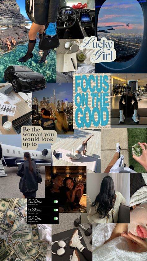 Vision Board Lockscreen, 2024 Vision Board, Visual Board, Motivational Wallpaper, 2024 Vision, Create Collage, Creative Play, Your Aesthetic, Connect With People