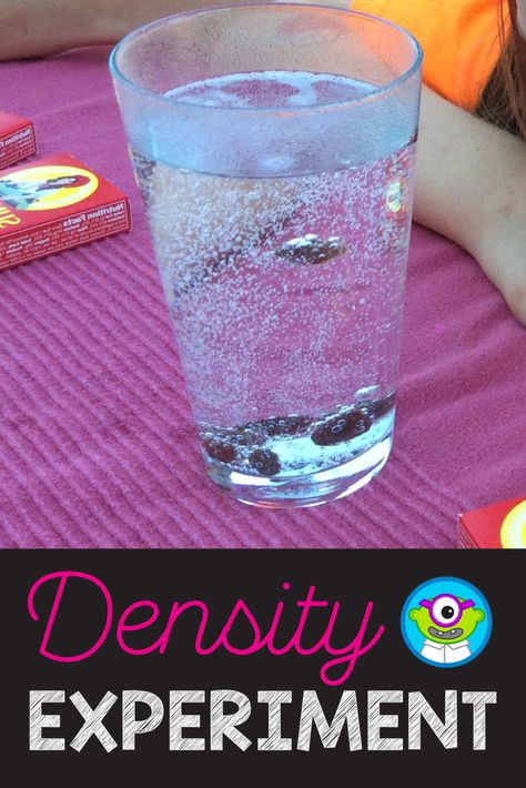 Density Science Experiment – Science Demo Guy Density Experiment Middle School, Dancing Raisins, Science Summer Camp, Density Experiment, Science Activity For Kids, Experiment Science, Science Demonstrations, Middle School Science Classroom, Science Activity