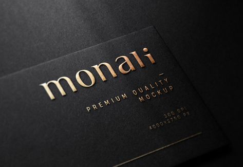 Luxury embossed logo mockup on black bus... | Premium Psd #Freepik #psd #logo #business-card #mockup #business Branding Luxury, Glass Signage, Mockup Logo, Foil Letterpress, Embossed Business Cards, Corporate Stationery, Foil Business Cards, Logo Design Business, Luxury Branding Design