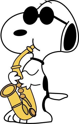 Saxophone Art, Saxophone Players, Snoopy Funny, Snoopy Images, Snoopy Wallpaper, Snoopy Quotes, Snoopy Pictures, Snoop Dog, Snoopy Love