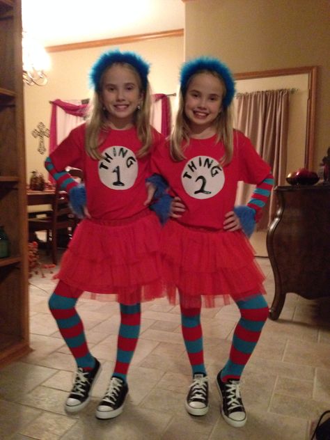 Thing 1 And Thing 2 Costumes For Kids, Thing One And Thing Two Costumes College, Thing One And Thing Two Costumes Diy, Thing 1 Thing 2 Costume Teacher, Thing One And Thing Two Costumes, Thing 1 Costume, Wacky Dress Day At School Dr. Seuss, Thing 1 Thing 2 Costume, Thing 1and Thing 2 Costumes