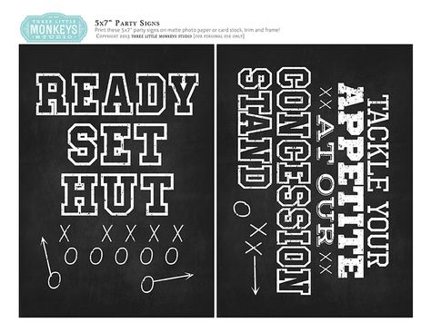 Football Concession Stand, Football Printables, Super Bowl Party Ideas, Football Banquet, Football Super Bowl, Football Party Ideas, Football Parties, Football Fever, Football Ideas