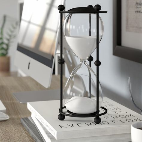 Hourglass Timer, Hourglasses, Tv Wall Decor, Hour Glass, Bookshelf Decor, Birch Lane, Bedroom Styles, Tv Wall, Timeless Classic