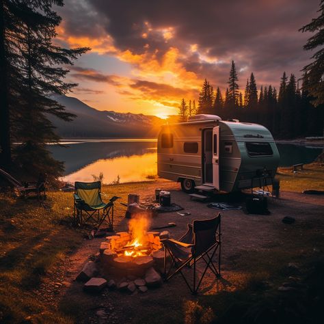 Aesthetic Camping, Cool Rvs, Camping Inspiration, Camping Vibes, Camping Photography, Camping Aesthetic, Camper Life, Camping Glamping, Camping Activities