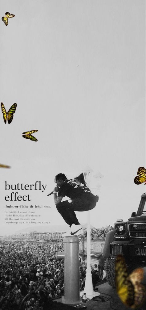 Year Wallpaper Rapper, Travis Scott Album Cover Wallpaper, Butterfly Effect Travis Scott, Cactus Jack Aesthetic, Butterfly Effect Poster, Travis Scott Wallpapers Iphone, Travis Scott Poster, Travis Scott Art, Travis Scott Aesthetic