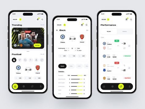 Explore thousands of high-quality bet app images on Dribbble. Your resource to get inspired, discover and connect with designers worldwide. Analytics Ui, Best App Design, Dance App, App Design Trends, Betting App, Football App, Case Study Design, Ui Ux App, App Interface Design