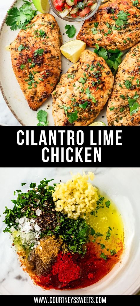 Cilantro Lime Chicken offers a zesty, flavor-packed chicken breast, perfect for grilling or searing in a cast iron skillet. Meals With Cilantro, Chicken Breast Recipes Grilled, Fresh Guacamole Recipe, Lime Chicken Breast, Cilantro Lime Chicken Tacos, Cilantro Lime Marinade, Fiesta Lime Chicken, Grilled Chicken Breast Recipes, Cilantro Recipes