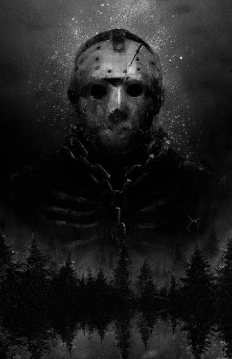 jason voorhees wallpaper horror deviantart devin francisco movie painting friday 13th scary movies dark hd slasher christopher viernes lovell wallpapers