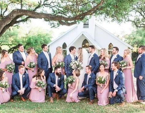 Dusty Rose Wedding Groom, Dusty Rose Blue Wedding, Dusty Rose And Navy Wedding, Rose And Navy Wedding, Dusty Rose Bridesmaids, Bestman Suit, Navy Bridal Parties, Bridal Party Color Schemes, Navy Blue Napkins