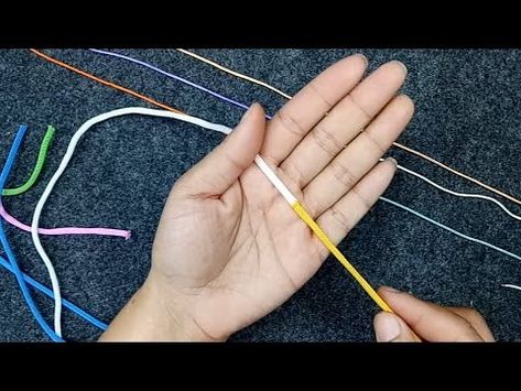 Cords Joining Methods When Running Out/DIY - YouTube Things To Do At Home, Diy Youtube, Simple Things, Run Out, How To Make An, Macrame, Things To Do, At Home, The Creator