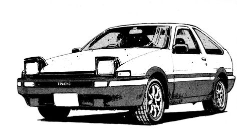 Initial D Manga, Bunta Fujiwara, Ae86 Initial D, Arte Madi, Toyota Trueno, Takumi Fujiwara, Corolla Ae86, Toyota Sprinter, Newton Photo