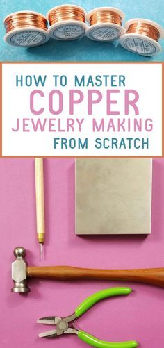 Copper Wire Crafts Ideas Diy Projects, Diy Metal Earrings, Copper Jewelry Diy, Copper Wire Crafts, Making Jewelry For Beginners, Wire Projects, Silversmithing Jewelry, Diy Jewelry Making Tutorials, Making Collage