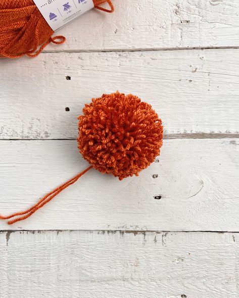 How to Make a Pom Pom That Won't Fall Apart! | The Knotted Nest Diy Yarn Pom Pom, Clover Pom Pom Maker, Braids Short, Everyday Crafts, Easy Yarn Crafts, Hair Yarn, Crochet Game, Pom Crafts, Ramadan Kareem Decoration