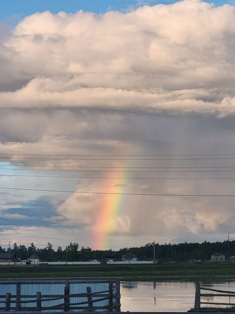 rainbow came out after the rain Rainbow After Rain, Rainbow After The Rain, After Rain, After The Rain, The Rainbow, The Rain, Rainbow, Nature