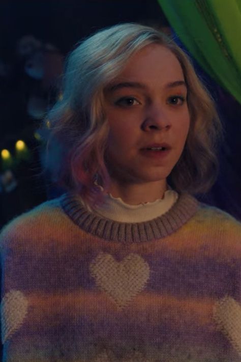 Netflix 'Wednesday': Where to Get Enid Sinclair's Outfits — Femestella Best Mystery Series, Carrie Mulligan, Netflix Wednesday, Pink Faux Fur Jacket, Series On Netflix, Pink Beret, Enid Sinclair, Plaid Pleated Mini Skirt, Solo Costume