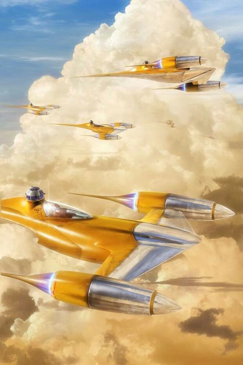 Naboo Starfighter, Star Wars Bb8, Star Wars Background, Star Wars Spaceships, Star Wars Books, Star Wars Vehicles, Star Wars Droids, Star Wars Concept Art, Star Wars Rpg