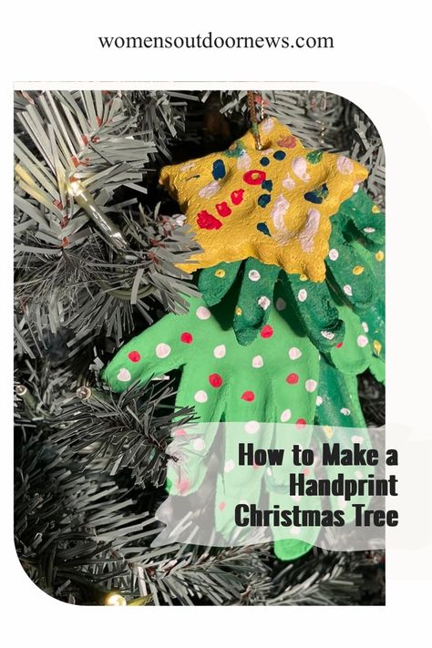 Jackie Richardson shares how to make festive handprint Christmas trees with salt dough. Salt Dough Handprint, Family Hand Prints, Hand Print Tree, Handprint Christmas Tree, Archery Gear, Salt Dough Recipe, Handprint Christmas, Families Hands, Salt Dough Ornaments