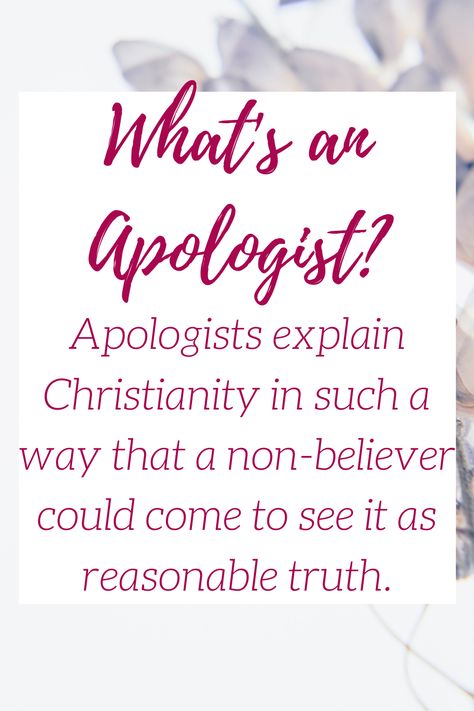 What is apologetics? What exactly do Christian apologists do? Click to read the blog post "What is Apologetics?" and learn more about what this word means. #christianapologetics #apologetics #apologist #defendchristianity #defendingthefaith Bible Apologetics, Apologetics Christian, Spiritual Formation, Christian World, Online Bible Study, Daily Bible Study, Word Of Faith, Bible Devotions, Bible Notes