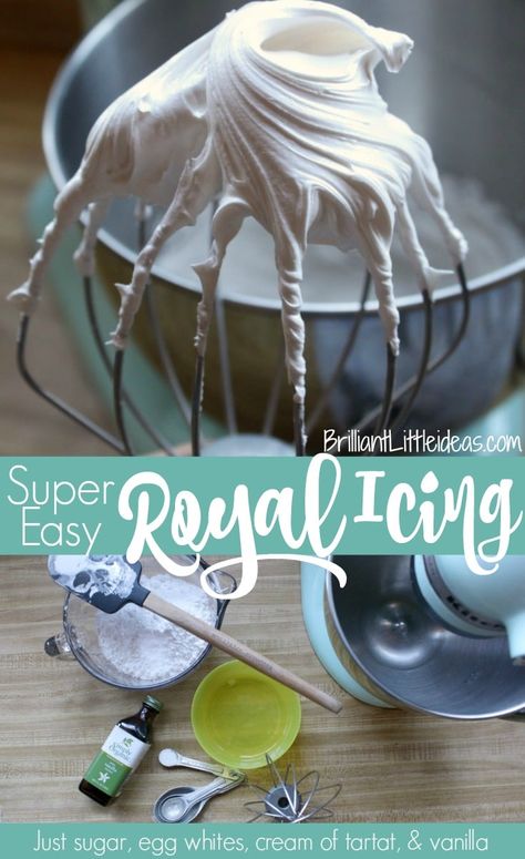 Royal Icing No Meringue Powder, Royal Icing Recipe Without Meringue Powder, Icing Gingerbread House, Betty Crocker Sugar Cookie Recipe, Easy Royal Icing, Gingerbread House Icing, Best Royal Icing Recipe, Vegan Royal Icing, Gingerbread Icing