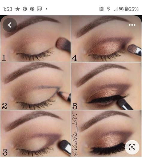 Easy Eye Makeup Tutorial, Membentuk Alis, Mekap Mata, Makeup Memes, Makeup Tip, Smink Inspiration, Eye Makeup Pictures, Eye Makeup Steps, Makijaż Smokey Eye