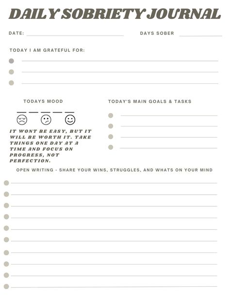 Printable Recovery Planner 12 Step Worksheet Recovery Journal Sobriety Journal Recovery Diary Gratitude Workbook AA Journal Daily Planner customteacherplanners #shiningmomplanners #planner2022 #smartphoneplanner🔗. Soberity Journal Prompts, Recovery Journal Page Ideas, 12 Steps Recovery Worksheets, Recovery Activities, 12 Step Worksheets, Journal Daily Planner, Couples Therapy Worksheets, Bible Worksheets, 12 Steps Recovery