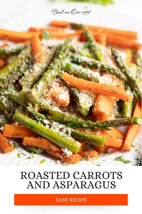 Roasted Carrots And Asparagus, Carrots And Asparagus, Boil Asparagus, Asparagus Side, Tender Asparagus, Asparagus Side Dish, Asparagus Recipes Oven, Bbq Chicken Thighs, Oven Roasted Asparagus