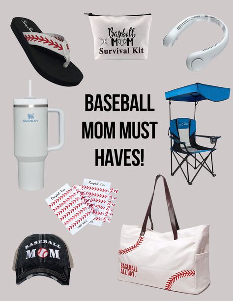 As an Amazon Associate I earn from qualifying purchases Baseball Mom Gift Basket, Mom Survival Kit, Baseball Mom Gifts, Mom Gift Basket, Baseball Bag, Baseball Season, Baseball Mom, Survival Kit, Stanley Cup