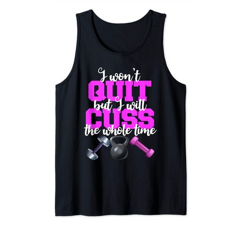 PRICES MAY VARY. Perfect for women into fitness and exercise, but also like to swear about it. Inspirational and motivational workout top that is sure to get some laughs at the gym. CLICK ON OUR BRAND NAME to see similar apparel. Let your trainer know how you feel in this funny exercise top. Great gift for trainers, gym members, or bodybuilders. Lightweight, Classic fit, Double-needle sleeve and bottom hem Funny Workout Shirts Women, Workout Shirts Women, Funny Exercise, Fitness And Exercise, Womens Workout Shirts, Funny Workout Shirts, Gym Workouts Women, Womens Workout, Funny Workout