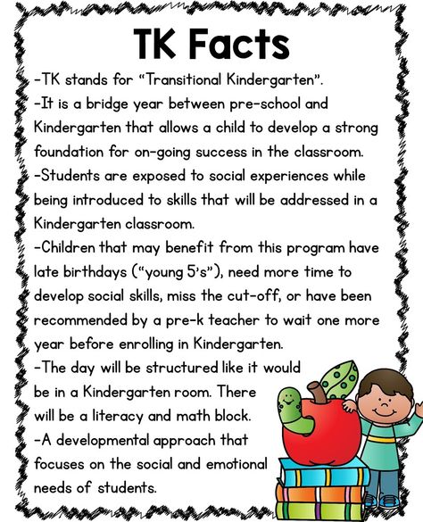 What is TK Tk Bulletin Board Ideas, Transitional Kindergarten Curriculum, Tk Classroom Ideas, Transitional Kindergarten Activities, Tk Curriculum, First Day Of Tk, Transitional Kindergarten Classroom, Tk Teacher, Tk Classroom