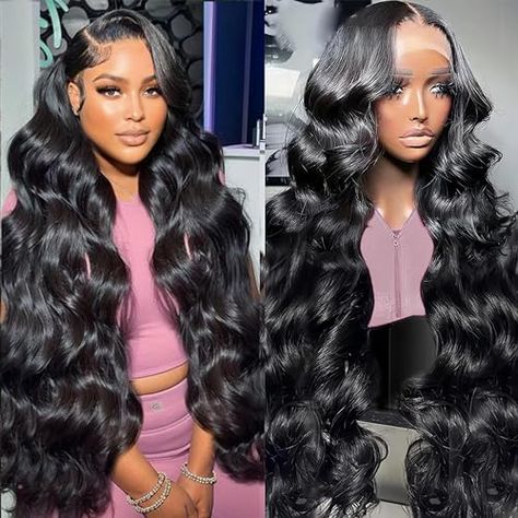 Limited-time deal: Drosuud 13x6 Lace Front Wigs Pre Plucked 180% Density 24 Inch Body Wave Lace Front Wigs HD Lace Frontal Wigs for Women Natural Black Color Glueless Wigs Curled Wig, Hd Lace Frontal Wigs, Body Wave Lace Front Wigs, Hd Lace Frontal, Lace Frontal Wigs, Glueless Wigs, Wigs For Women, Hd Lace, Lace Frontal Wig