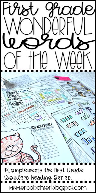 Wonderful Words of the Week: A Complement to the First Grade Wonders Reading Series Sentence Unscramble, Wonders Reading Series, Words Of The Week, Word Unscramble, 1st Grade Centers, Mcgraw Hill Wonders, First Grade Words, Kindergarten Morning Work, Reading Wonders