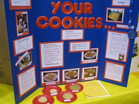 science fair projects | Science Fair Information | Blessedmomof5's Weblog Cupcake Science Fair Project, Science Fair Project Board, Science Fair Boards, Third Grade Science Projects, Kindergarten Science Fair Projects, Ideas For Science Fair, Middle School Science Fair Projects, Science Fair Poster, Kids Science Fair Projects