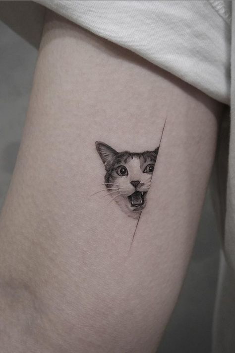 A women's lifestyle destination dedicated to style, entertainment, love, and living beautifully. Siamese Cat Tattoos, Tattoo Gato, Tato Minimal, Phrase Tattoos, Tattoo Signs, Cat Tattoo Designs, Unique Tattoo, Rib Tattoo, Design Tattoo