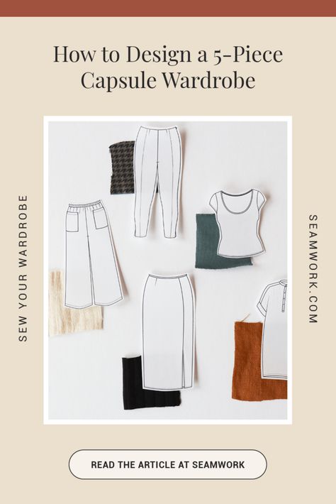 Ideas For Sewing, Capsule Dressing, Wardrobe Architect, Serger Thread, Bullet Journal Ideas Templates, French Women Style, Pattern Hack, Wardrobe Planning, Handmade Wardrobe