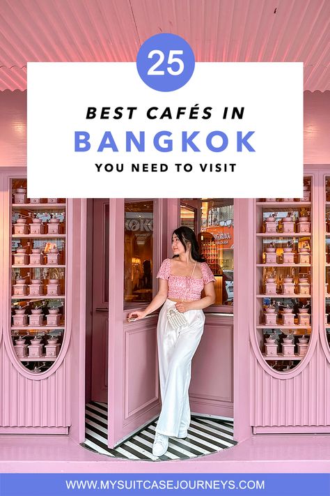 Husky Cafe Bangkok, Bangkok Coffee Shop, Bangkok Cafe Aesthetic, Thailand Nails Bangkok, Cafe In Bangkok, Best Restaurants In Bangkok, Bangkok Thailand Food, Bangkok Instagram Spots, Thailand Bangkok Aesthetic