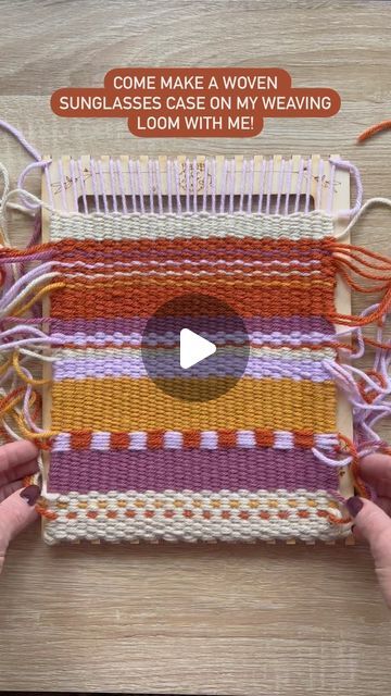 Ashley Owens on Instagram: "Tapestries aren’t the only thing you can make on my Pop Out Weaving Loom! This little pouch was so fun and easy to make! 

DIY weaving kits are on sale for $27.75 until Sunday night! 

#weaving #weavingloom #loom #weaver #weaveweird #fiberart #fiberartist #yarn #yarnaddict #yarnlove #crafts #crafty #crafter #diy #craftersgonnacraft #blacksheepgoods" Weaving Kit, Diy Weaving, Pop Out, Weaving Projects, Weaving Patterns, Loom Weaving, Loom, Fiber Art, Weaving