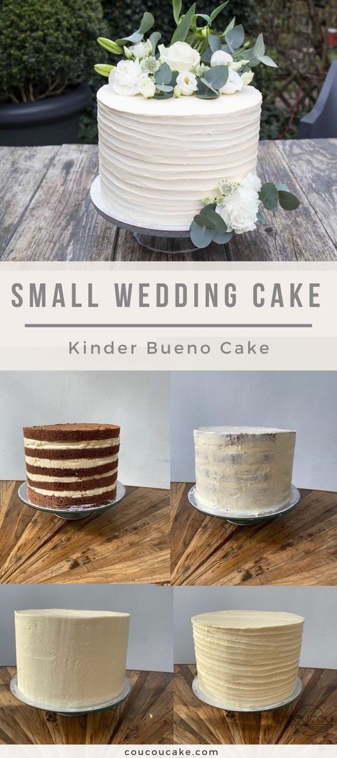 Small Rustic Wedding Cake, Small Simple Wedding Cake, 1 Tier Wedding Cakes, Wedding Cakes One Tier, Wedding Cake Elegant, Small Simple Wedding, Small Wedding Cake, Wedding Cake Simple Elegant, Wedding Cake With Flowers