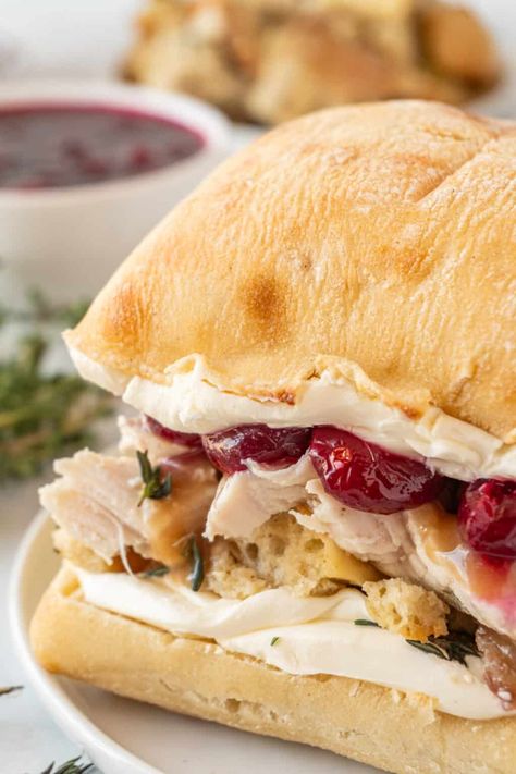 Turkey Cranberry Sandwich, Smoked Spatchcock Chicken, Pulled Turkey Sandwiches, Cranberry Turkey Sandwich, Cranberry Sandwich, Smoked Turkey Sandwich, Turkey Sandwich Thanksgiving, Turkey Cheese Ball, Cook A Whole Chicken