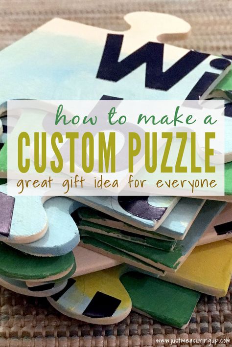 Diy Puzzle Gift, Cricut Expression Projects, Room Surprise, Romantic Room Surprise, Love Crafts, Diy Puzzle, Awesome Crafts, Diy Puzzles, Cricut Expression