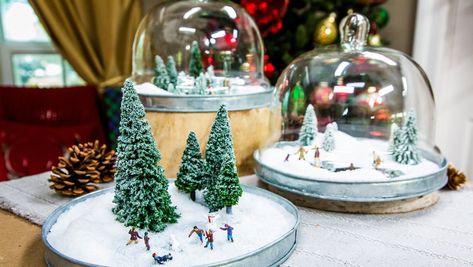 DIY ICE SKATING POND - Ken Wingard is making the perfect DIY to add to your holiday decor. Ice Skating Pond, Pond Diy, Christmas Ice Skating, Home And Family Crafts, Christmas Topiary, Christmas Ice Skates, Homemade Christmas Decorations, Christmas Crafts To Make, Family Diy