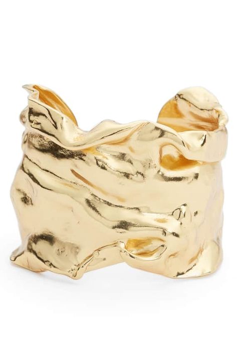 Product Image 0 Medieval Illumination, Pewter Casting, Sculptural Jewelry, Illumination Art, Gold Cuffs, Wrist Cuffs, 24kt Gold, Kenneth Jay Lane, Silver Cuff